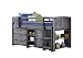 DONCO KIDS 790AAG Louver Modular Low Loft Bed Combo A A, Twin, Antique Grey