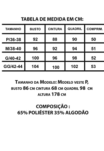 Camisa Feminina Cropped Listrada Under79 Branca e Preta (P)