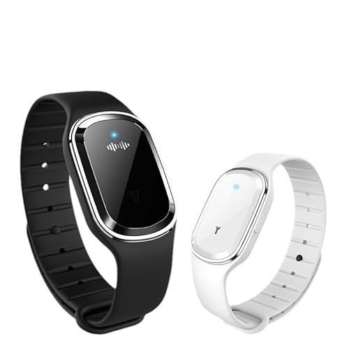 Mosquito Repellent Watch Ultrasonic Bracelets, Insect Repellent Bracelet, Portable Mosquito Repellent Bracelet Bands, Electronic Waterproof Mosquito Wristbands for Children Adults (2Pcs)