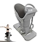 INTSUPERMAI Horse Riding Abdominal Exercise Machine, Grey, 110V Electric Abdominal Fitness Exercise Machine with Safety Switch for Horse Riding Simulation and Abdominal Exercises