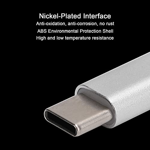 Adaptador Tipo-C, Plugue de Estabilidade Forte Menos Interferência em Adaptadores Mini OTG para Tran