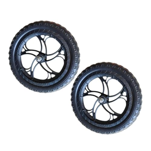 Milageto 1 Paio di Ruote di Ricambio per Bici da Equilibrio da 12 Pollici, Regalo di Compleanno, Giocattolo, Bici da Allenamento, Pneumatici Sportivi, Ruota a Fiori di Prugna