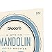 D'Addario EJ62 80/20 Bronze Mandolin Strings, Light, 10-34