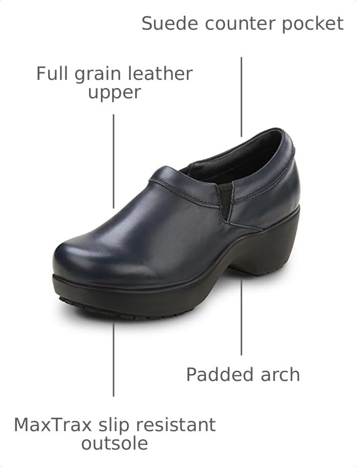 Image of SR Max Womens Geneva MaxTrax Soft Toe SRO Clog | Safety Work Shoes