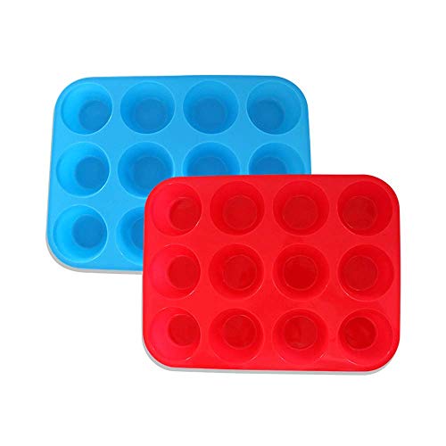 Rubber Cupcake Pan. Muffin Pan Cupcake Pan Silicone Baking Cups Non