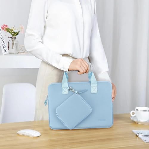 Image of Laptop Sleeve 15.6-16 inch Case with Small Pouch, Neoprene Computer Bag Compatible with MacBook Pro 16 inch M4 /M3 /M2 /M1, MacBook Pro 15.4 inch and Most 15.6-16 inch Notebooks, S02B01