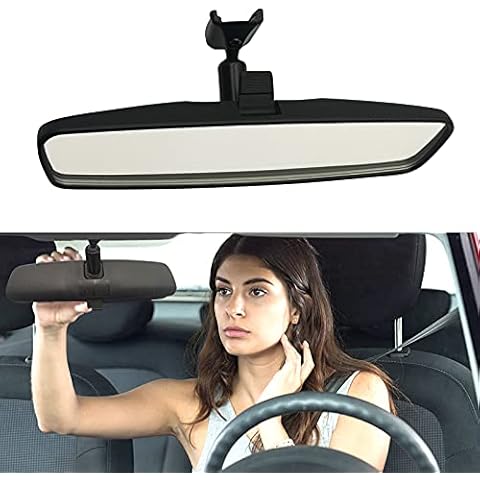 JINGEA 10.6'' Rear View Mirror, Interior Rearview Mirror Kit Compatible With Toyota Camry Yaris 4Runner Celica MR2 Spyder Prius Tundra Sienna Solara Matrix Ford Focus fiesta Fusion F150 Dodge Ram Car Cover