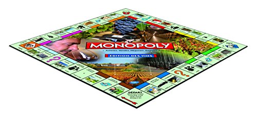 Winning Moves Monopoly des vins en français Jeu De Plateau 18+ Jeu de Société pour 2 à 6 Joueurs Jeux de Société Famille en français - vue 3