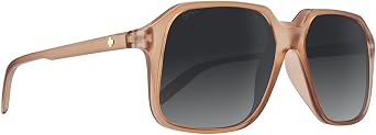 Spy Optic Hot Spot, Rectangular Aviator Sunglasses, Color and Contrast Enhancing Lenses