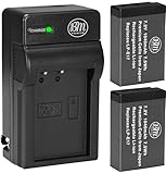 BM Premium 2-Pack of LP-E17 Batteries and Battery Charger for Canon EOS M6 Mark II, SL2, SL3, EOS RP, EOS M3, EOS M5, EOS M6, EOS Rebel T6i, T6s, T7i, EOS 77D, EOS 750D, EOS 760D, EOS 8000D Cameras
