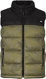O'NEILL O'riginal Puffer Vest Chaqueta, Mujer, Brown Camo, Regular