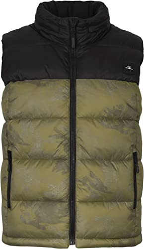 O'NEILL O'riginal Puffer Vest con diseño acolchado ligero en camuflaje marrón XS