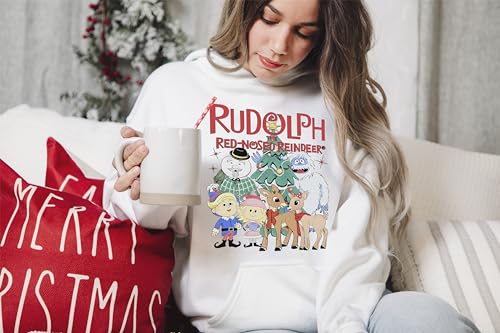 Rudolph The Red Nosed Reindeer Christmas Sweatshirt, Rudolph Xmas Sweatshirt, Rudolph Christmas Shirt, Vintage Christmas Movie Shirt3
