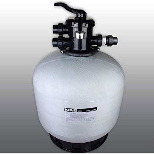 Image of WATERTECH SYSTEMS Swimming Pool Cleaning Set, Filter 625 mm Dia, Vacuum Set, 0.75 HP Prefilter Pump, 9 m Hose Pipe, 14 Inch Portable Vacuum Head, Heavy Duty Trolley, Telescopic Rode with Deep Net