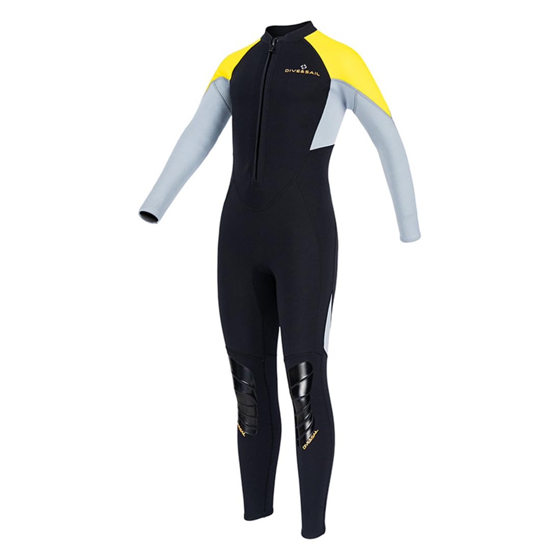 JELEUON Juniors Teens Youth Boy Girls Full Wetsuit 2.5mm Neoprene Long Sleeve Wetsuit Thermal Snorkeling Surfing Diving Wetsuit
