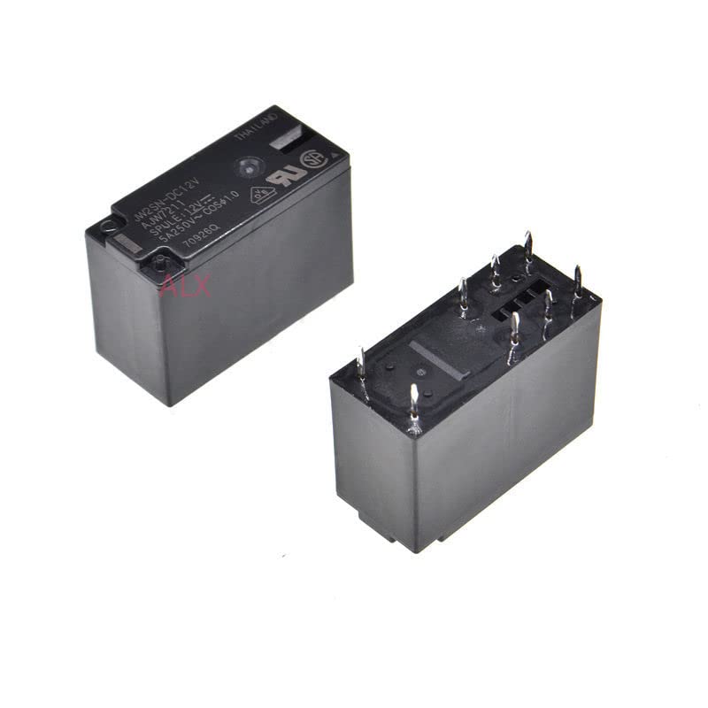 2PCS JW2SN-DC12V Power Relay 12VDC 5A 250VAC 8pin JW2SN JW2SN-12V DC 12V DC12V Signal realys