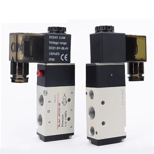 Électrovanne pneumatique 4V410-15 de commande pour vérin industriel - 3