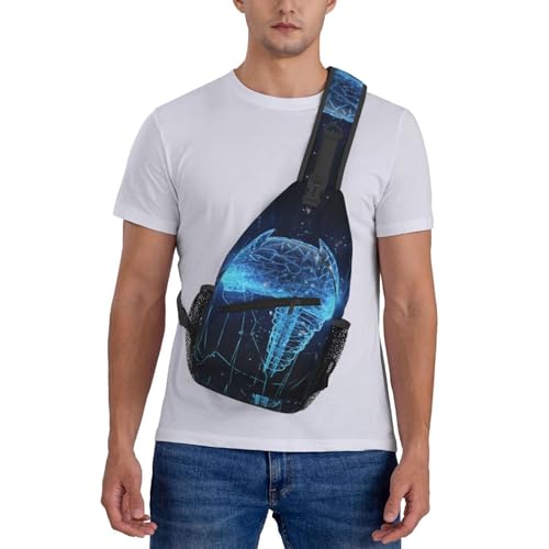 Bolso cruzado tipo bandolera unisex negro miniatura 7