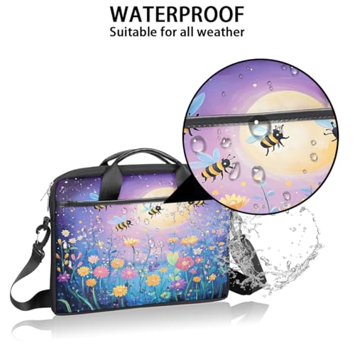Funda para portátil colorida con flores 15 pulgadas miniatura 4
