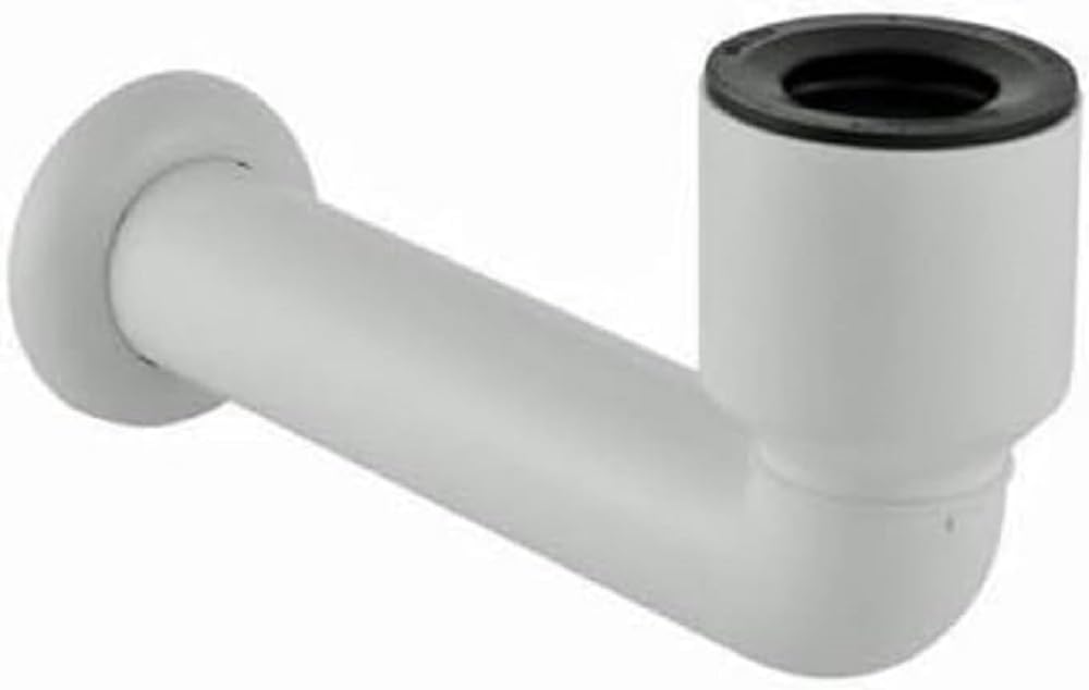 Coude de raccordement pour urinoir Geberit Ø50 blanc avec joint