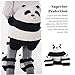 Jorzer .Snowboard Butt Pad 3PCS/Set Cute 3D Panda Snowboard Knee Pads and Butt Pad Soft Padded Ski Protective Gear for Adult Kids Scooters Snowboarding Roller Skating Sporting_Goods.
