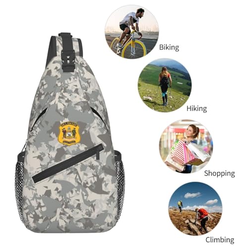 Bolso Sling para Hombre Pequeño Resistente al Agua miniatura 5
