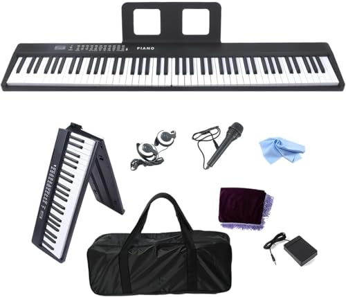 Maydolly �d�q�s�A�m 88���� �܂肽���� 2�܂�d�q�L�[�{�[�h�[�d�� 1000���F���� MIDI�@�\ �T�X�e�B���y�_�� ���ʑ�t�� �y�� �g�ѕ֗� ���S�� �q�� ���K 2�N�ۏؓ��{��������t�� �X�^���h�t��