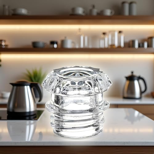 Jowxsx Transparent Coffee Percolator Glass Top Replacement Transparent Glass Knob Top for Percolator Replacement Parts for Coffee Pot Coffee Filters,Espresso Machine Replacement Parts