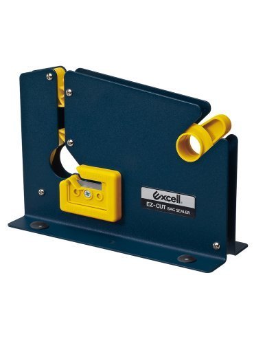 MAT Blue Steel Housing Premium Bag Sealing Taper Dispenser for Ground Meat Packaging System & Bag Neck Sealer: for up to 1/2 inch Wide