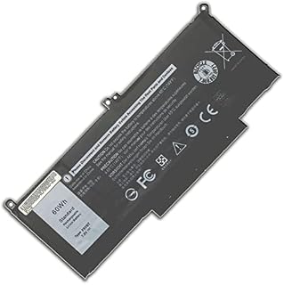 BTMKS Laptop Battery F3YGT 0F3YGT For Dell Latitude 7280 7290 7380 7390 7480 7490 E7280 E7480 MYJ96 0DM3WC 2X39G Notebook Replacement [7.6V 60WH]