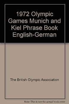 Paperback 1972 Olympic Games Munich and Kiel Phrase Book English-German Book