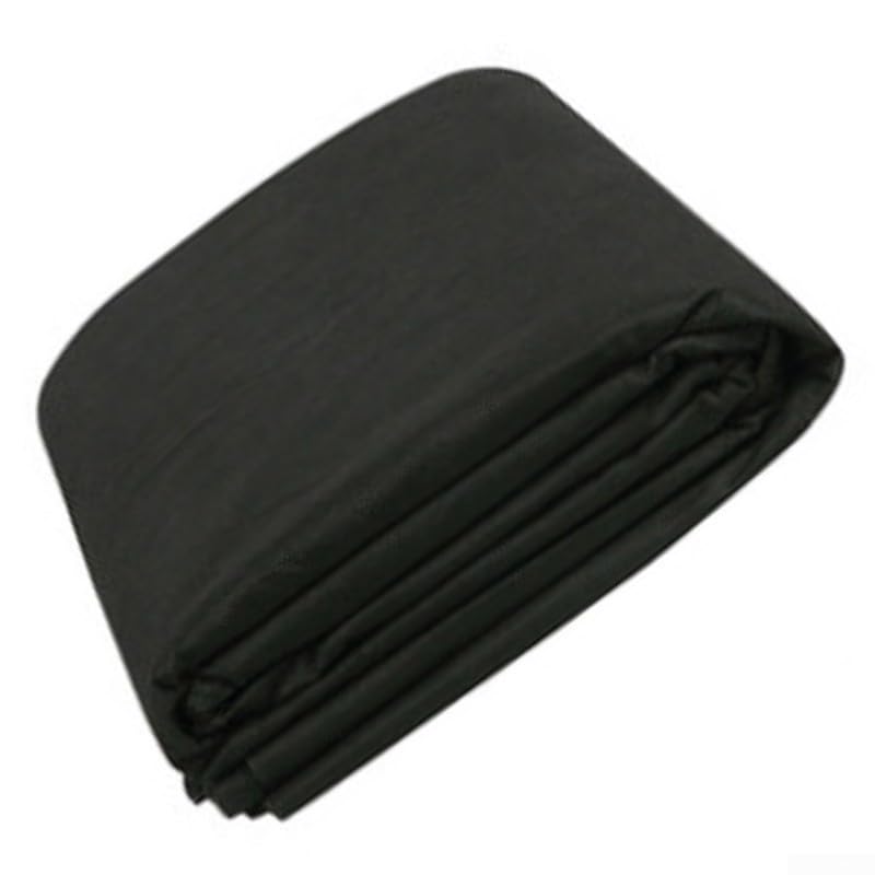 Heavy Duty Control Fabric Non Woven Geotextile Landscape Membrane Ground Cover Mat for Garden Orchard Flower Bed Protector Black Cloth Barrier(1.5 * 6M)