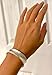 Hammered Sterling Silver Handmade 1/2 inches Wide Cuff Bracelet, Minimalist Shiny Silver Slight Concave and Framed Edges, Gift for Her