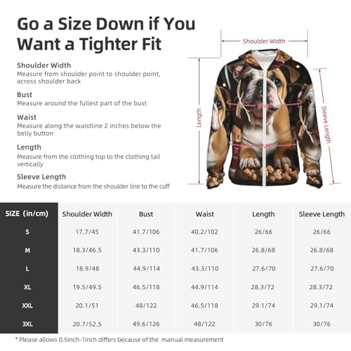 Women's UPF 50+ Sun Protection Hoodie Bulldog Popcorn Sun Shirt Long Sleeve Fishing Shirts for Men Jacket2
