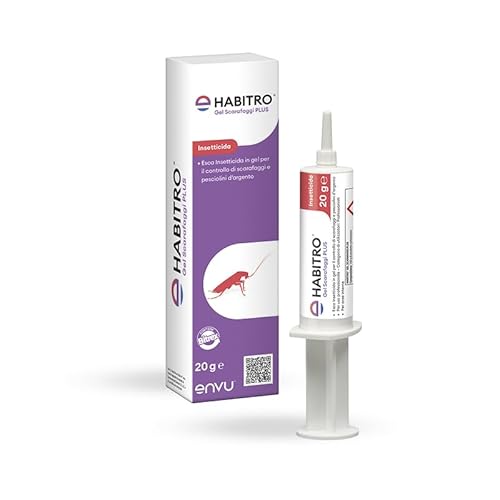 Envu, Habitro Gel Scarafaggi Plus, Insetticida Pronto all'Uso in Gel, Formato da 20 g