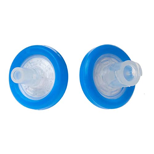 Image of Celltreat 229740 PVDF Syringe Filter Membrane, 0.10m Pore Size, 13mm Diameter, Blue (Case of 75)