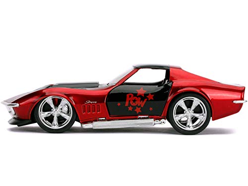Jada Toys DC Comics 1:32 Harley Quinn 1969 Chevy Corvette Stingray miniatura 3