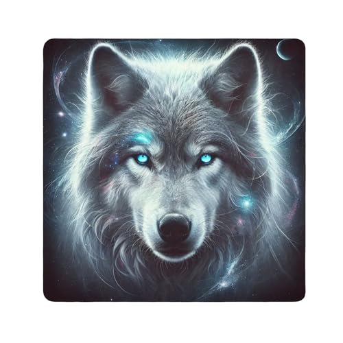 Space Wolf Dark Blue Camera Lens Wrap 21.7