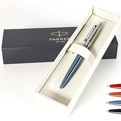 Bolígrafo Parker Jotter Bond Street personalizado + caja de regalo | Diseñe un regalo realmente único | Grabado con láser - azul | Ya disponible en tu tienda friki favorita! En mundofriki.es!