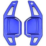 seat leon facelift led scheinwerfer Schaltwippen Verlängerung (shift paddles) aus blau eloxiertem Aluminium