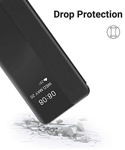 SHUNDA Capa para Huawei P30 Pro, Smart View Window Flip Case Auto Wake/Sleep Capa protetora para Hua