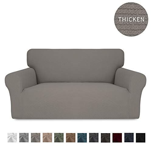 Easy-Going Thickened Stretch Slipcover, Sofa Cover, Furniture Protector with Elastic Bottom, 1 Piece