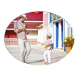 Customized Picture Magnet Oval Personalized Photo Fridge Magnets Add Your Image Text Logo, Kitchen O