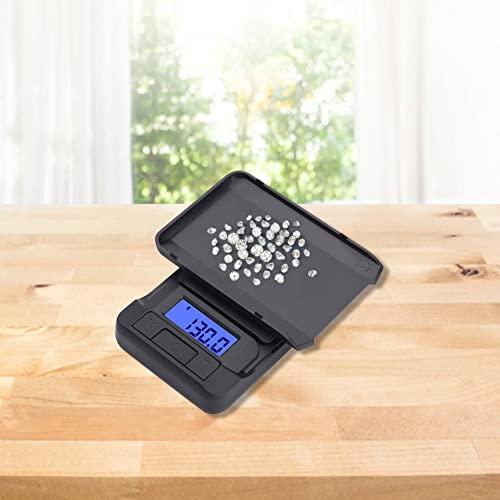 Food Scale Kitchen Scale 500G/0.1G Jewelry Weight Gram Scale With Protective Lid Precision Digital Scale Lcd Display Pocket Digital Electronic Scale Portable Electronic Balance For Jewelry Food #TOP4