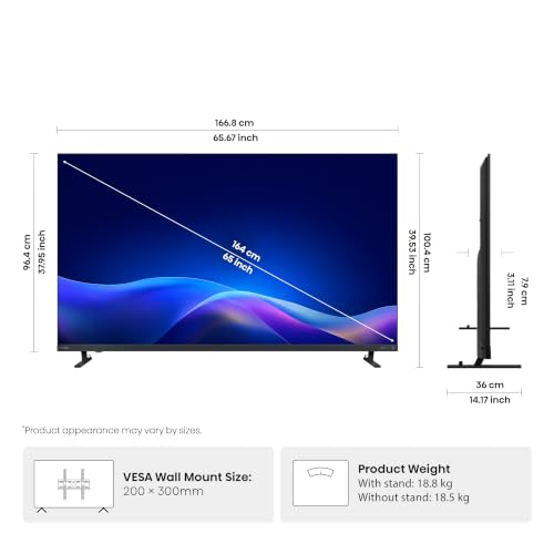 Image of Hisense 75 Inches 4K Ultra HD Smart QLED TV 75E75Q | E75Q Series | 60W Powerful Speakers | Dolby Atmos & HDR10+ | ALLM, VRR & Game Mode | Cricket Mode | AI 4K Upscaler | VIDAA OS (Black)