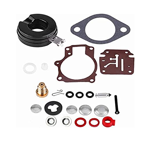 Autu Parts 396701 392061 398729 Carburertor Repair Kit for Johnson/Evinrude 18 20 25 28 30 35 40 45 48 50 55 60 65 70 75 HP,For Sierra 18-7222 18-7042,For Mallory 9-37107