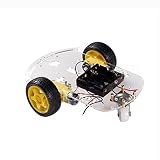 100% nuevo y de alta calidad. SODIAL 2WD Motor Inteligente Robot Coche chasis Kit Encoder bateria Caja de Velocidad para Arduino