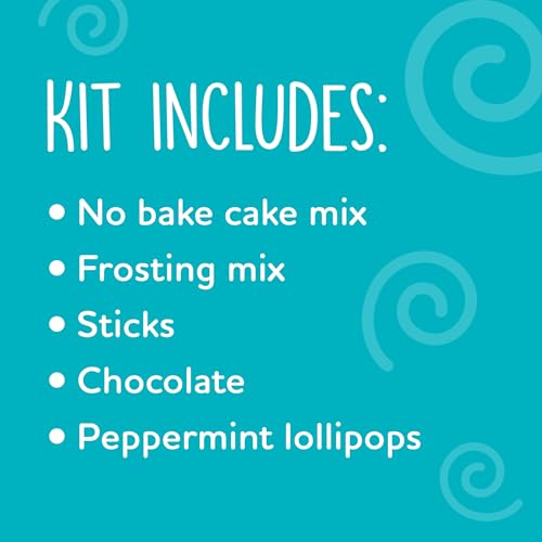 Image of YumEarth No Bake Cake Pop Kit - Vegan Chocolate Peppermint Baking Kit - Non GMO, Allergen Friendly, Dairy Free, No Artificial Dyes - Christmas Activity for Kids and Adults - Holiday Baking