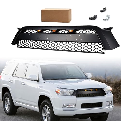 Astra Depot Front Bumper Grille for 2012-2015 Toyota 4Runner w/Amber LED