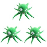 HTU Cuscino Morbido di Wobbly Life, Personaggio Giocabile Giallo e Polpo in Stoffa Morbida, Cuscini decorativi comodi per bambini e ragazzi, Ideale per la stanza-Octopus-3PCS